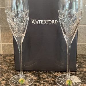 Waterford Crystal champagne flutes